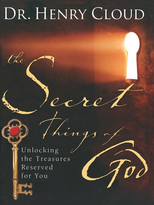 Cover image for The Secret Things of God